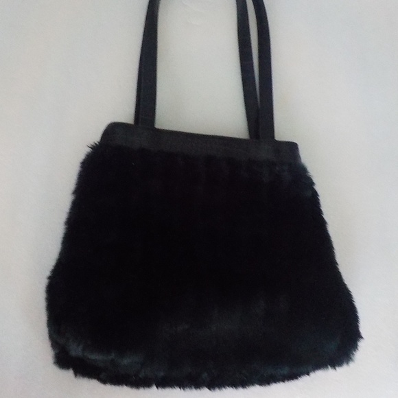 Mink-Look Shoulder Bag NWOT - Picture 5 of 7